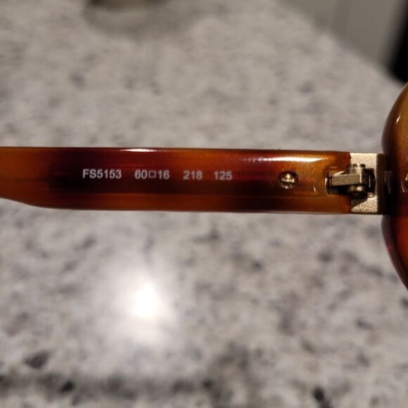 Fendi Authentic Sunglasses Women Brown Frame, Oval Round Pre-Owned - Picture 12 of 14
